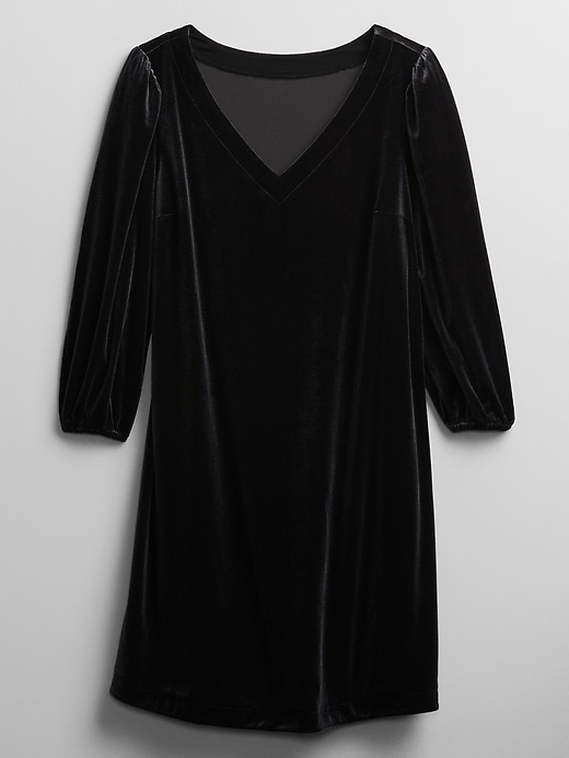 Image number 4 showing, V-Neck Velvet Dress