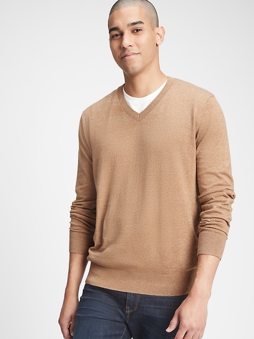 Image number 1 showing, V-Neck Sweater