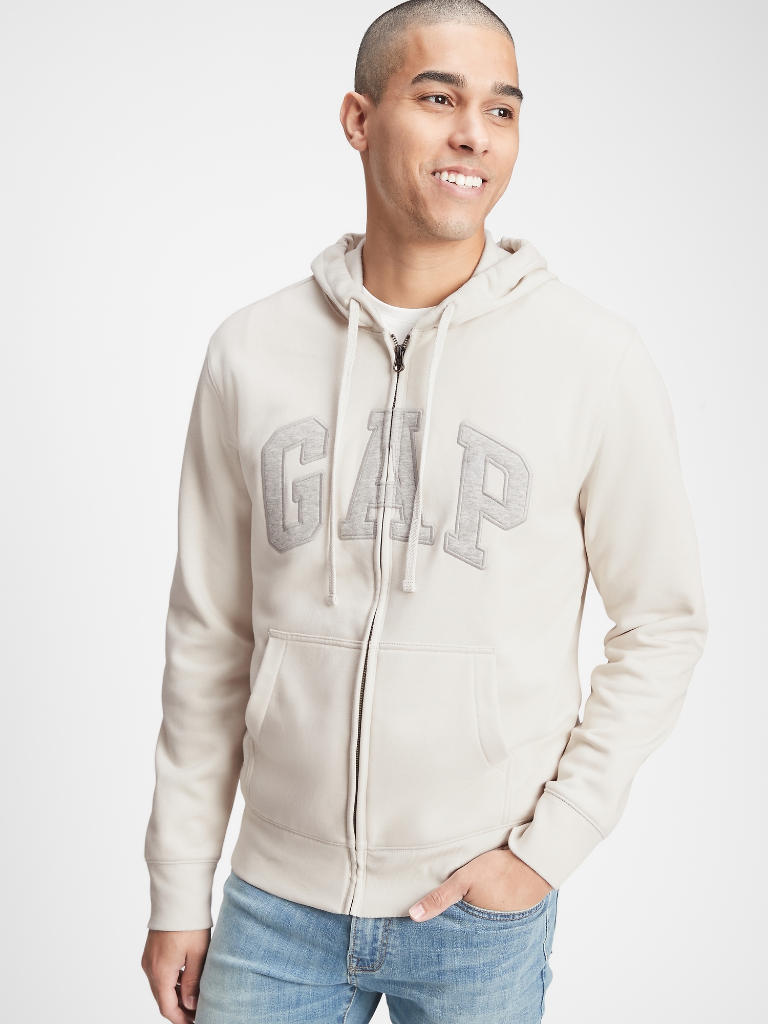 Gap Logo Full-Zip Hoodie | Gap Factory