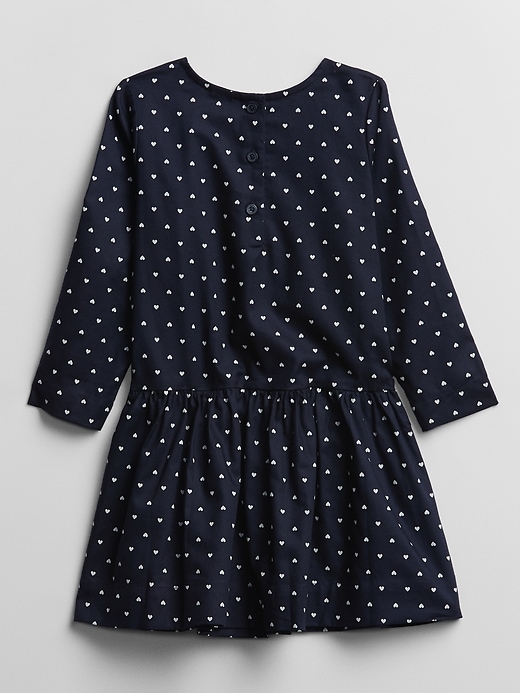Image number 2 showing, Toddler Heart Ruffle Dress