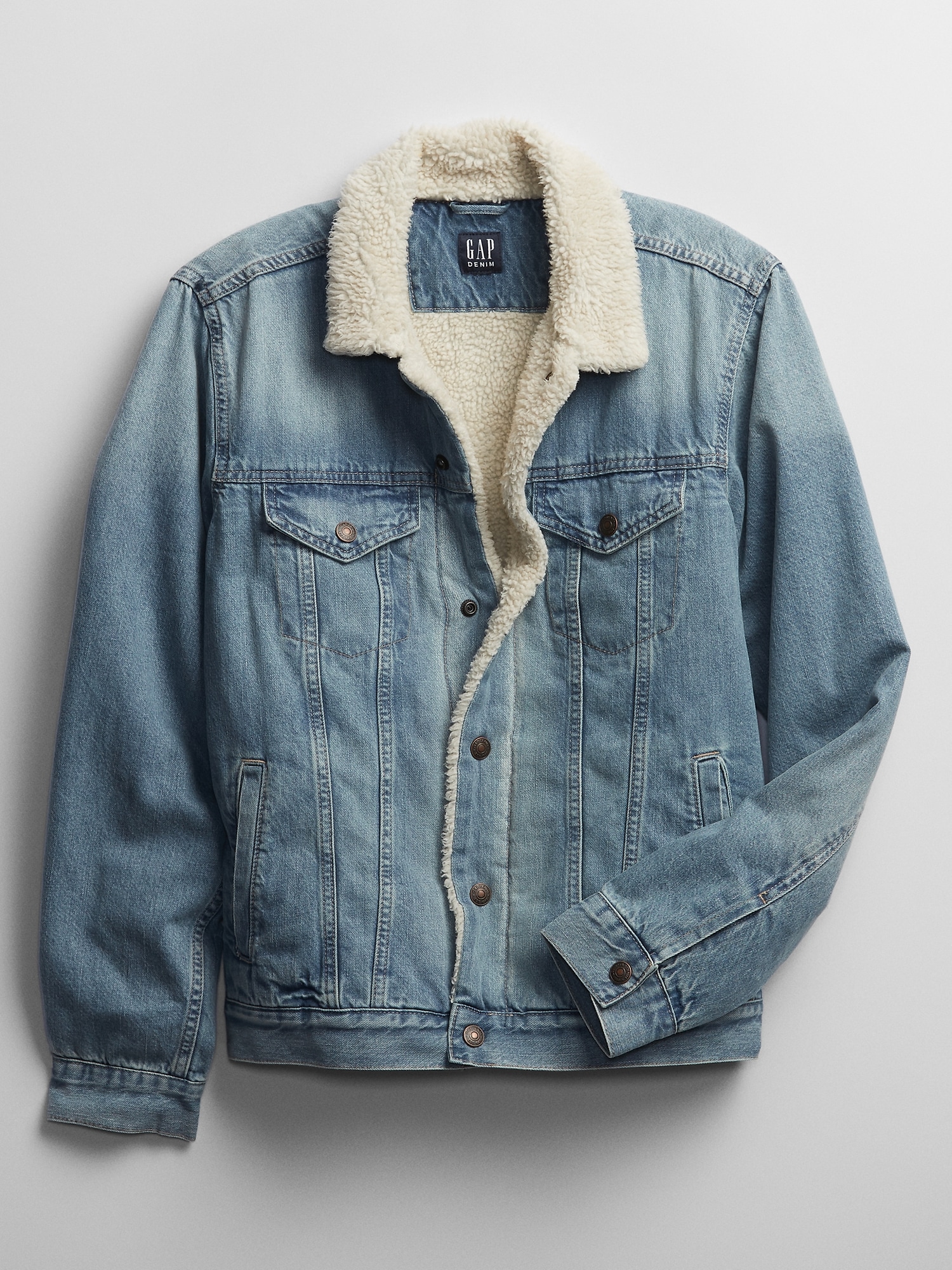 gap sherpa denim