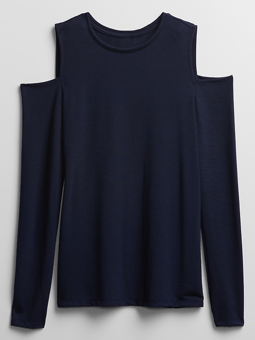 Image number 4 showing, Luxe Open-Shoulder Top