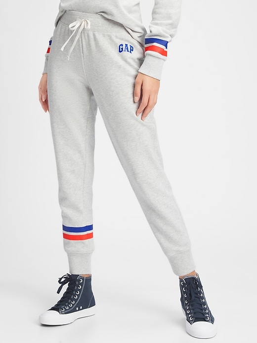 Image number 7 showing, Gap Logo Contrast-Stripe Joggers in French Terry