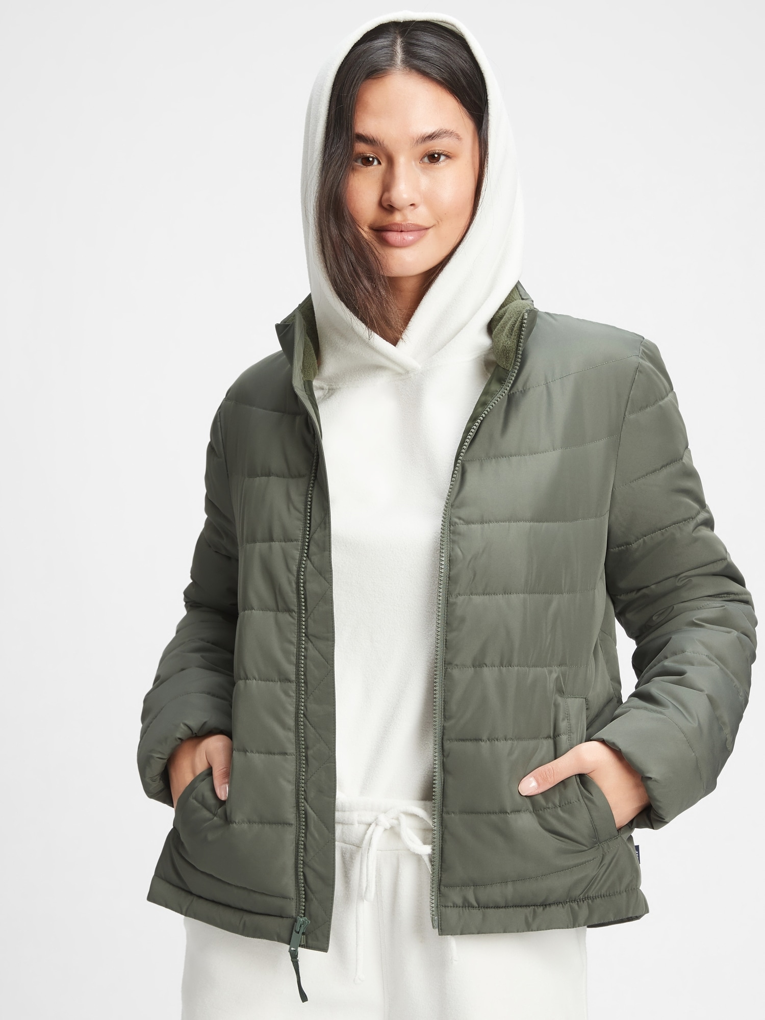 gap factory puffer jacket