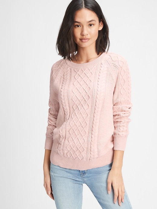 Image number 10 showing, Cable Knit Sweater