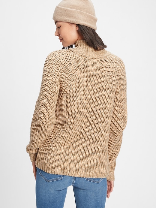Image number 2 showing, Mockneck Knit Sweater
