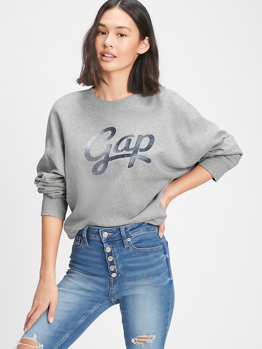 View large product image 1 of 3. Gap Logo Crewneck Sweatshirt