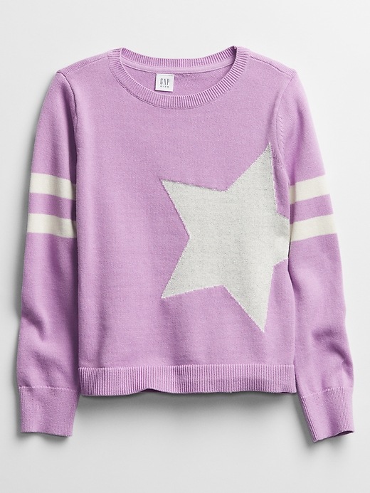 View large product image 1 of 1. Kids Star Crewneck Sweater