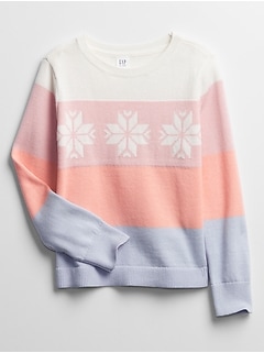 gap snowflake sweater