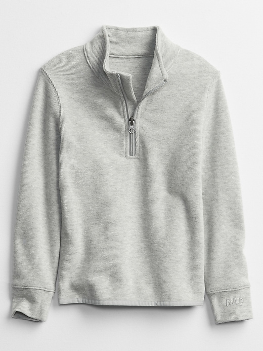 View large product image 1 of 1. Kids Half-Zip Sweater