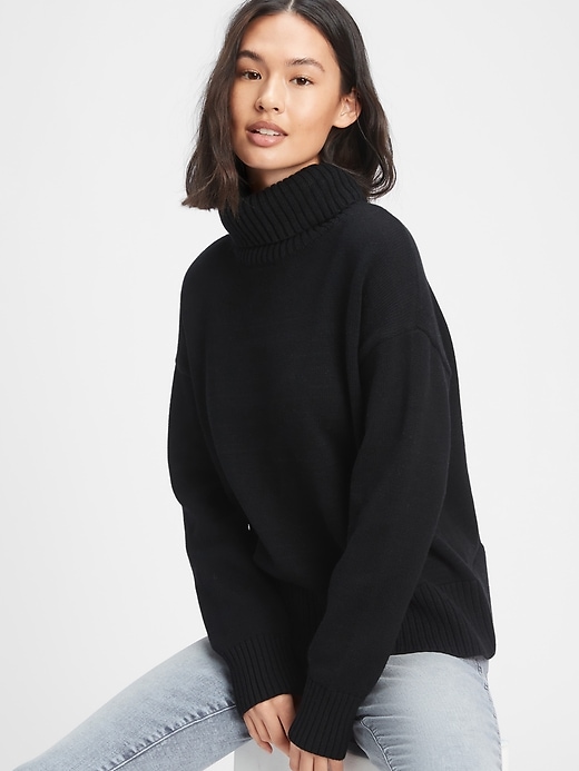 Image number 7 showing, Oversized Turtleneck Sweater