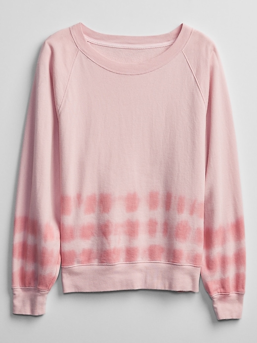Image number 4 showing, Tie-Dye Raglan Crewneck Sweatshirt