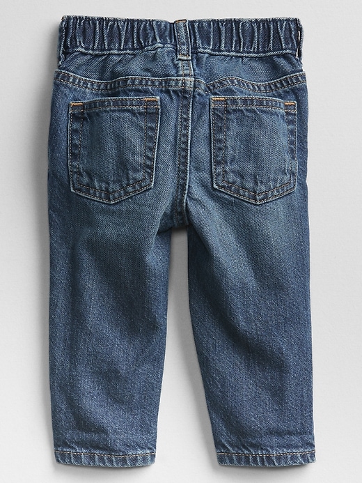 Image number 2 showing, Baby Patchwork Straight Jeans