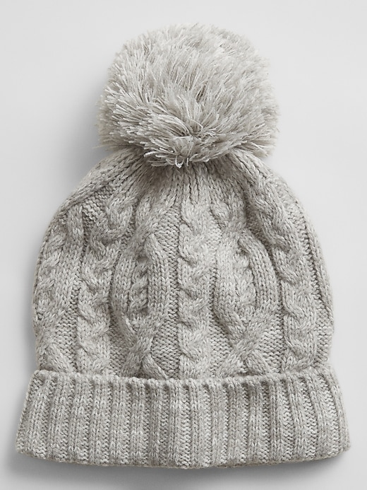 View large product image 1 of 1. Kids Cable Knit Hat