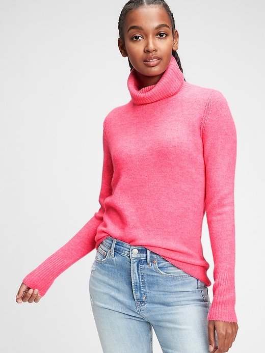 View large product image 1 of 1. Cozy Soft Turtleneck Sweater