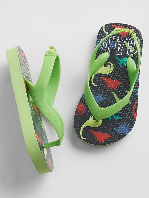 View large product image 1 of 1. babyGap Graphic Flip-Flops