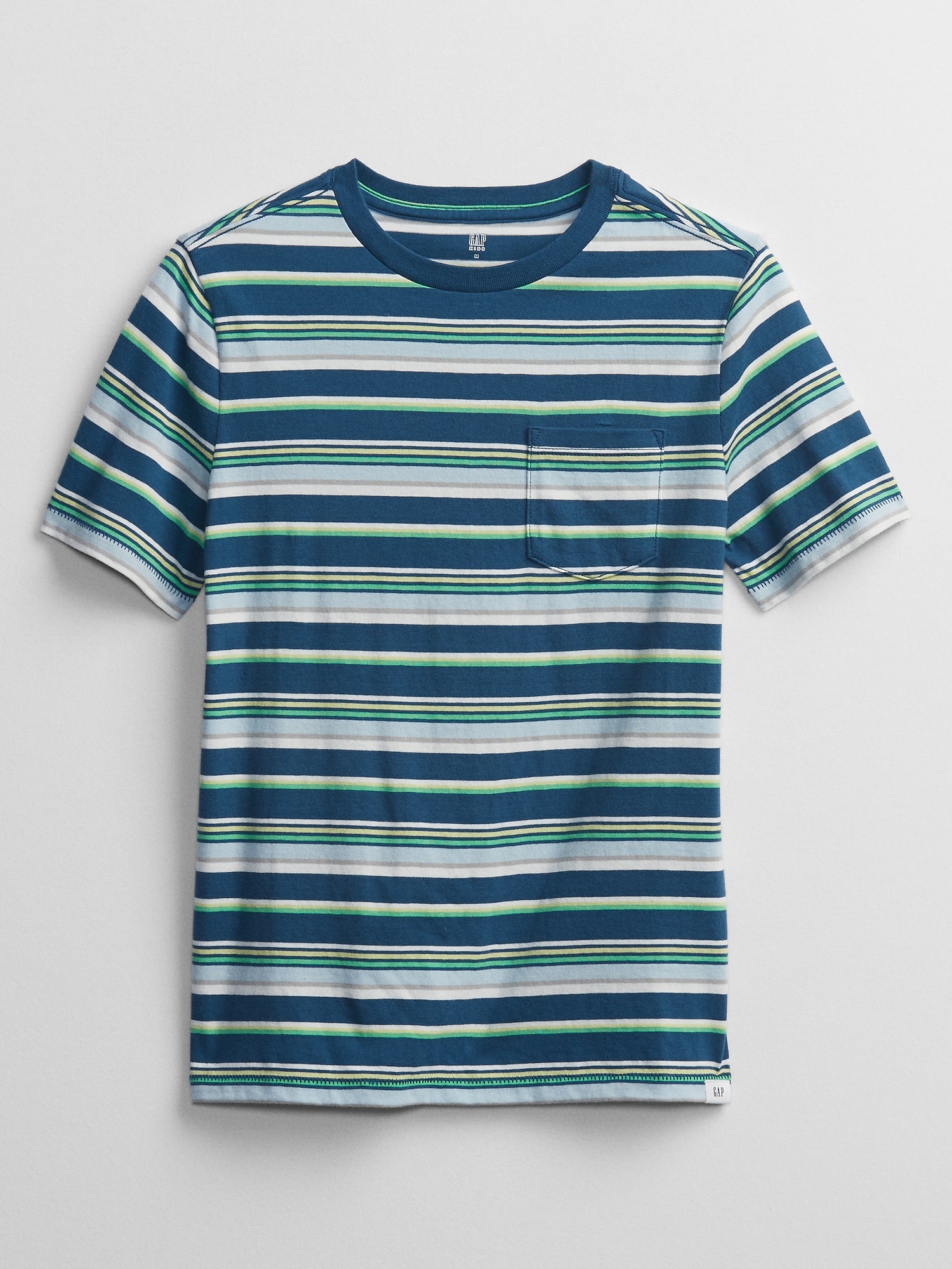 トップス 00's old gap box shirt stripe normcore Vintage Soft Stripe Boxy T-Shirt | Gap Factory