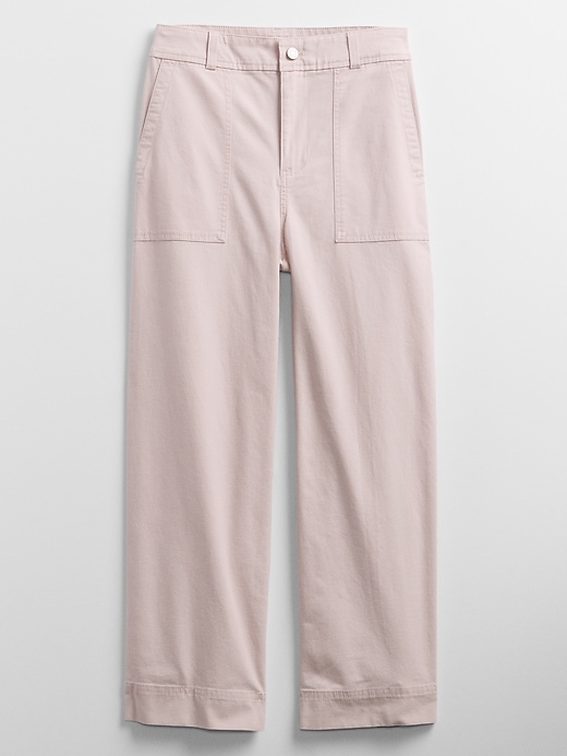 Image number 4 showing, High Rise Utility Wide-Leg Pants