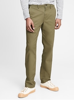gap lived in straight khaki