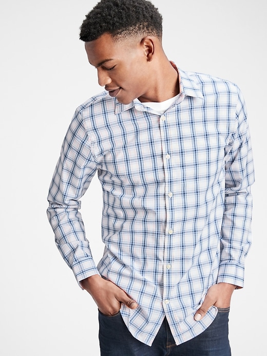 View large product image 1 of 1. Poplin Shirt in Slim Fit