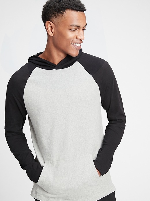 View large product image 1 of 1. Hooded T-Shirt