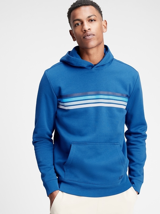 View large product image 1 of 1. Stripe Pullover Hoodie