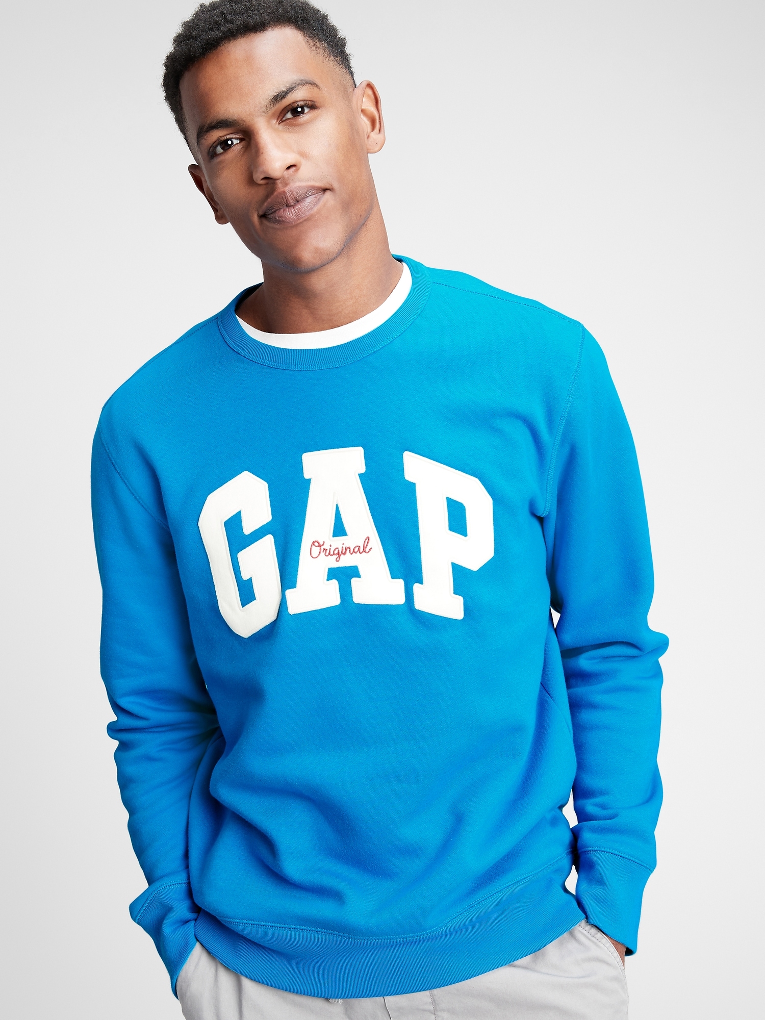 GAP Embroidered Gap Logo Embroidered Crew neck Pullover Sweatshirts u pick 1 NEW 