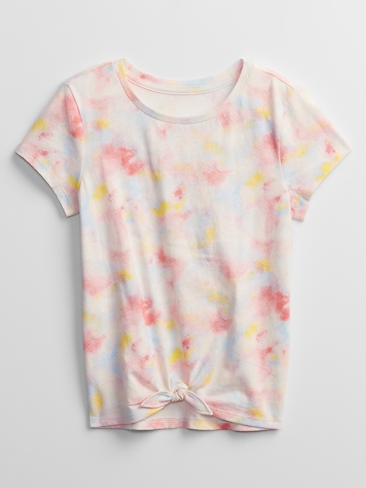 View large product image 1 of 1. Kids Tie-Front T-Shirt
