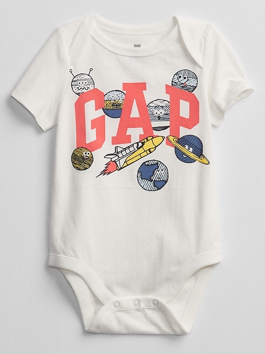View large product image 1 of 1. Baby Gap Logo Bodysuit
