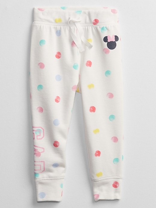 View large product image 1 of 1. babyGap &#124 Disney Minnie Mouse Logo Joggers
