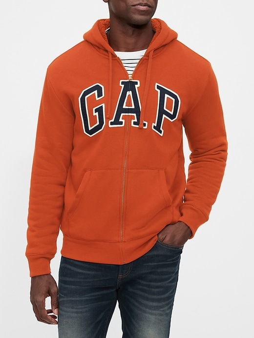 gap sherpa hoodie