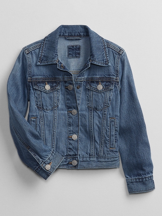 mooi boiler Optimaal Kids Icon Denim Jacket With Washwell | Gap Factory