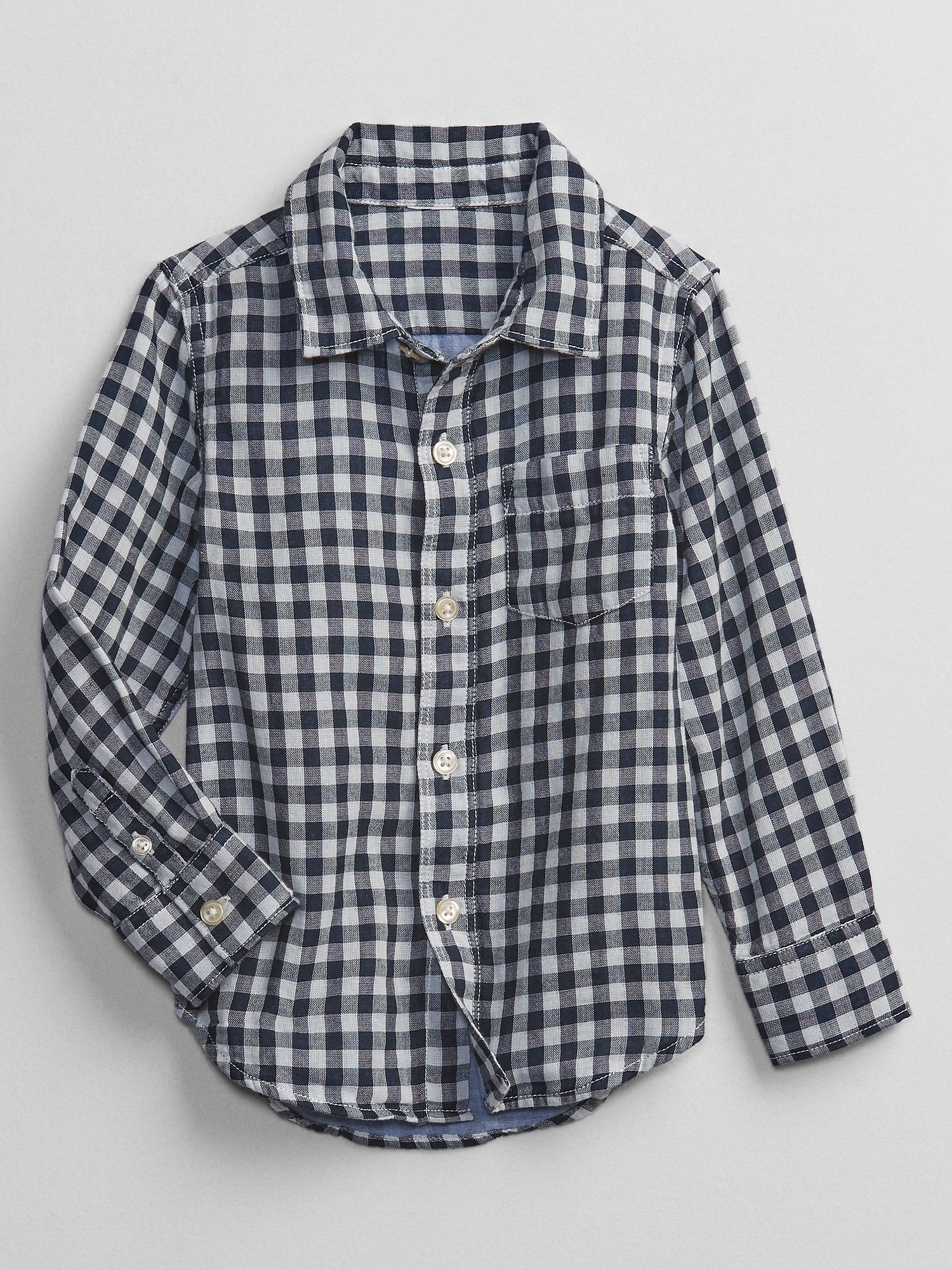 gingham shirt gap
