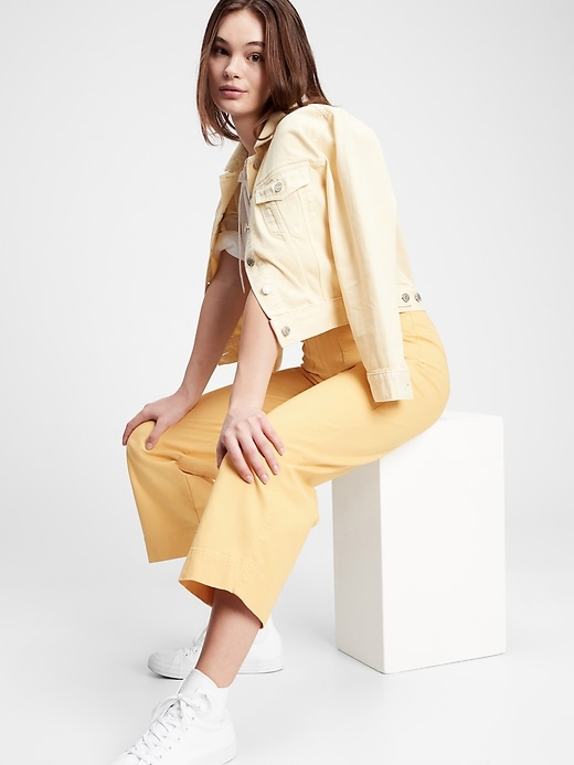 Image number 3 showing, High Rise Wide-Leg Pants With Washwell&#153