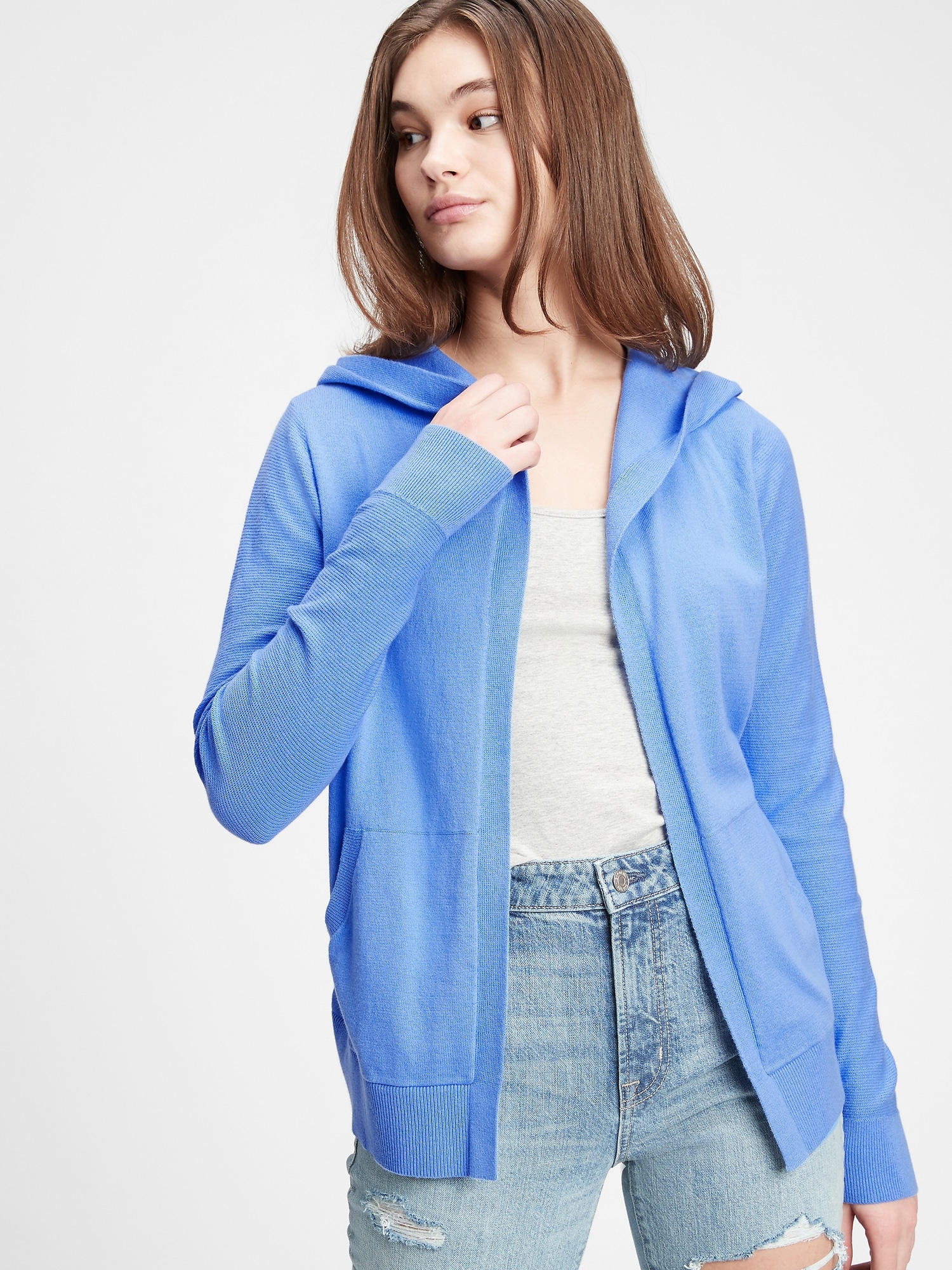 Hooded Cardigan Gap Factory