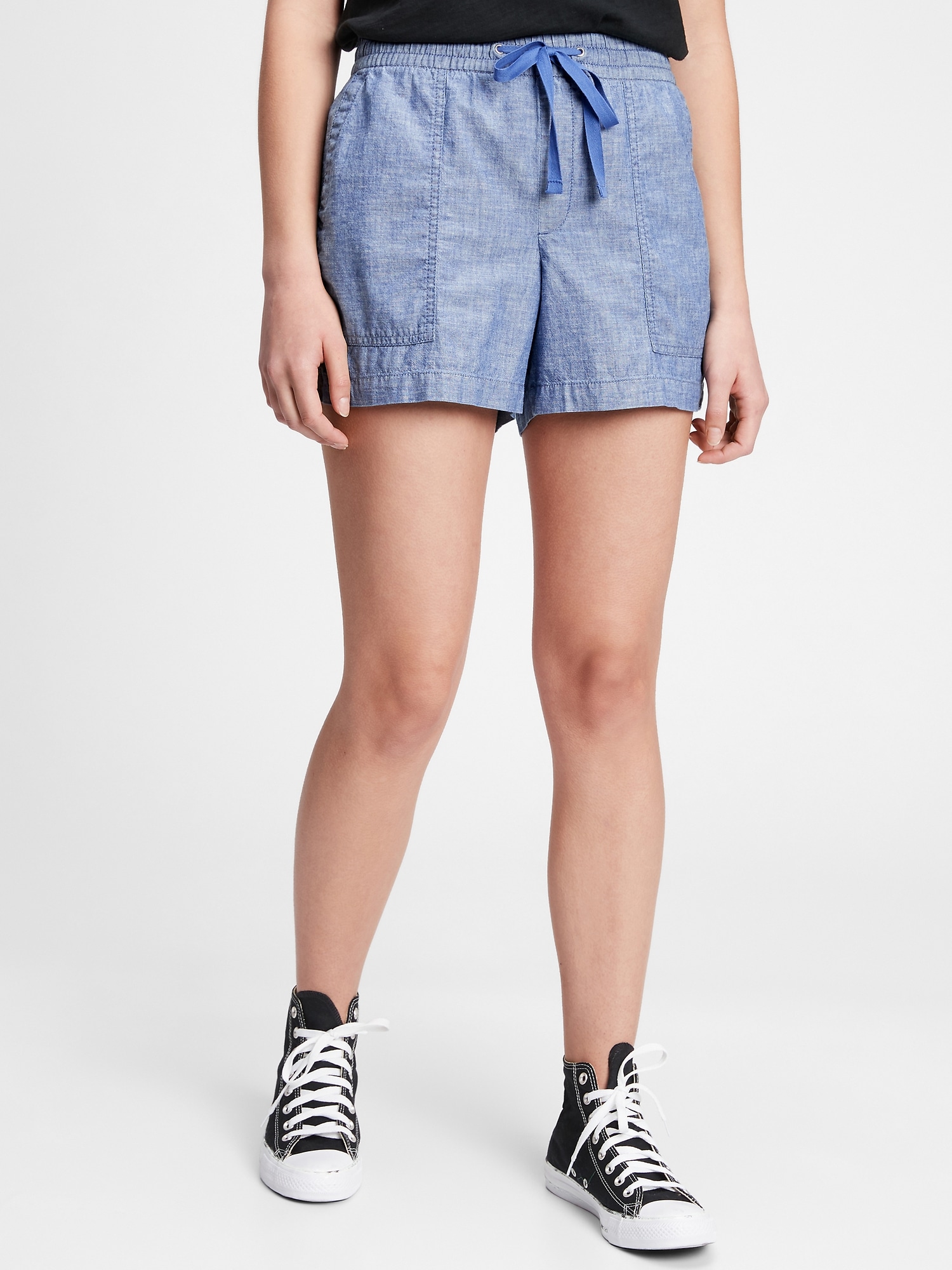 Pull-On Utility Shorts with Washwell