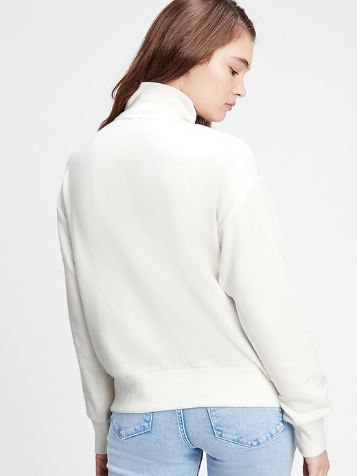 Half-Zip Mockneck Sweatshirt | Gap Factory