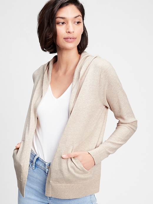 Image number 7 showing, Hooded Cardigan
