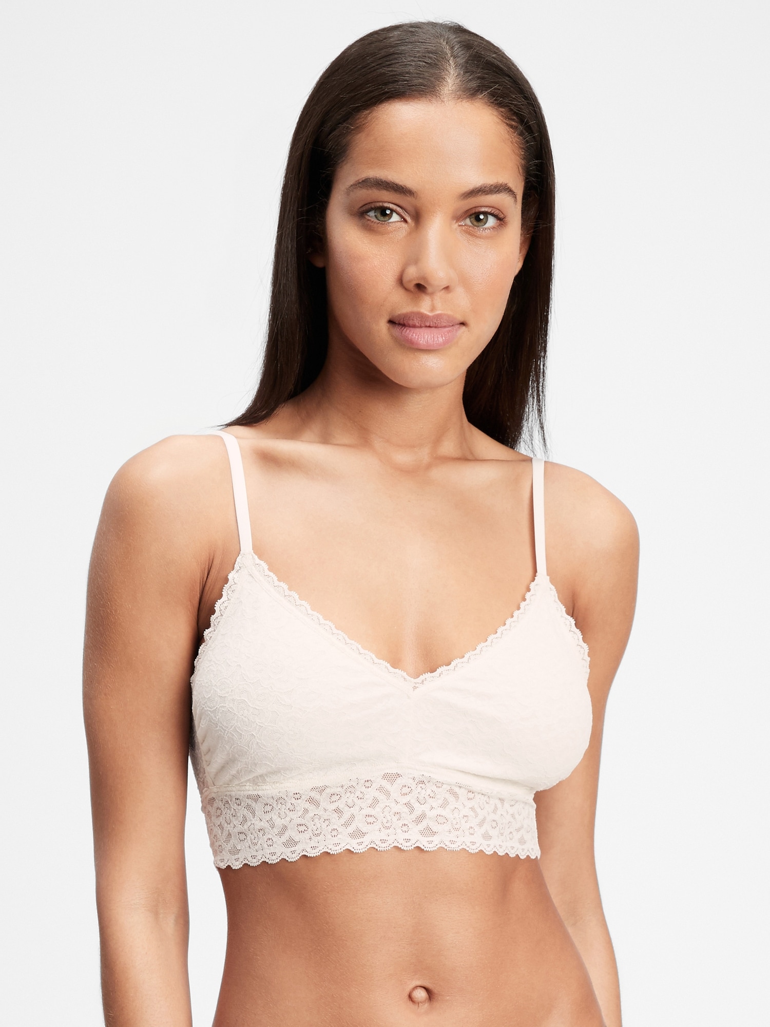 no bra crop top
