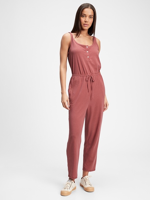 Image number 5 showing, Henley Jumpsuit