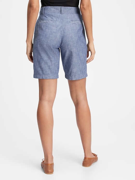 Image number 2 showing, 9'' Khaki Bermuda Shorts with Washwell