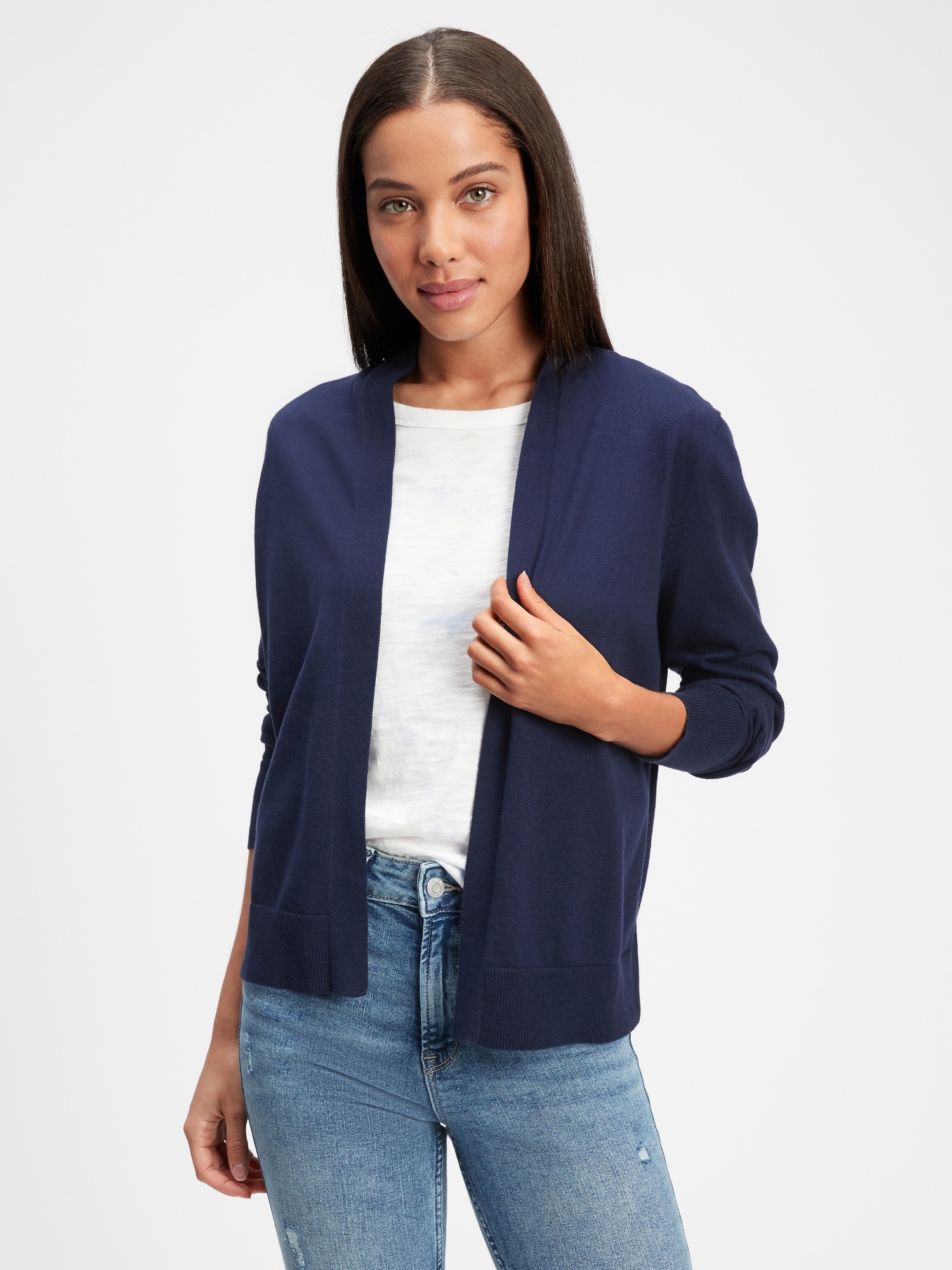 Joules navy cardigan top