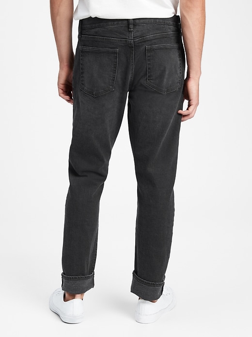 Image number 2 showing, Straight Taper Jeans with GapFlex