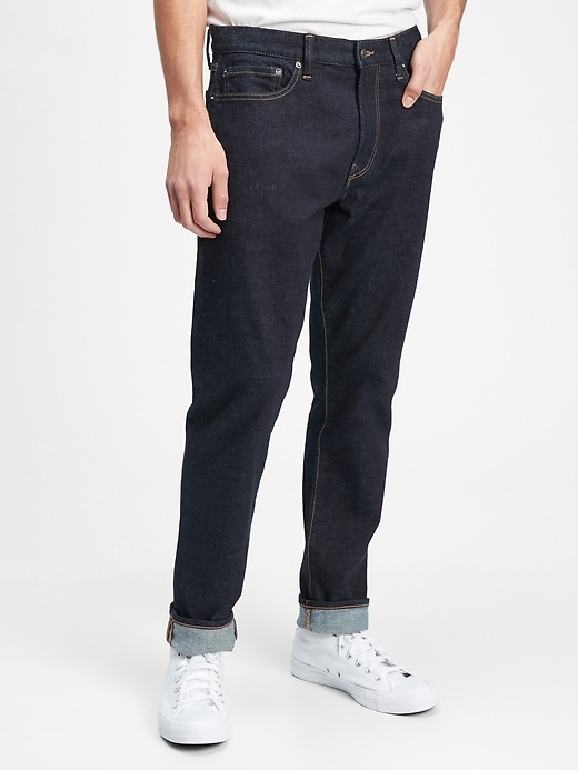 Image number 1 showing, Straight Taper Jeans with GapFlex