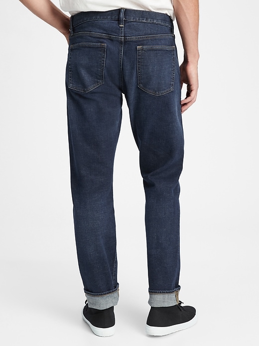 Image number 2 showing, Straight Taper Jeans with GapFlex