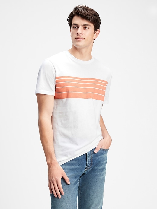 View large product image 1 of 1. Everyday Stripe T-Shirt