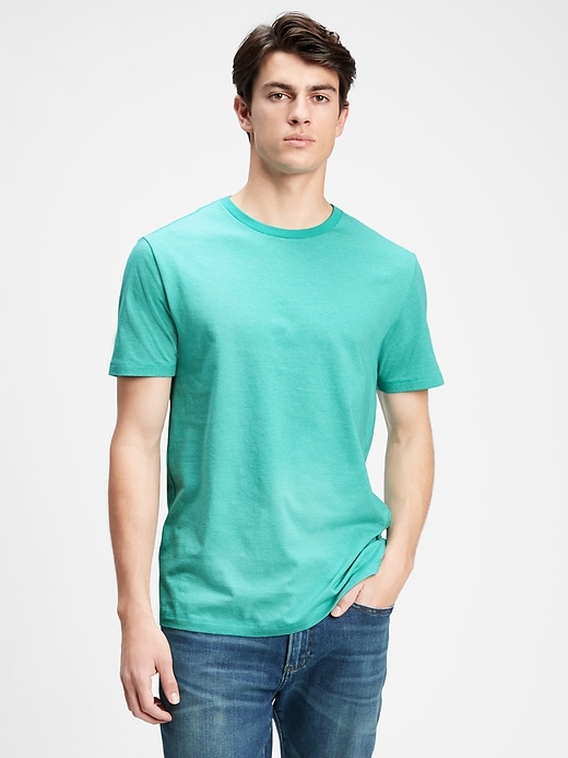 View large product image 1 of 1. Everyday Micro Stripe T-Shirt