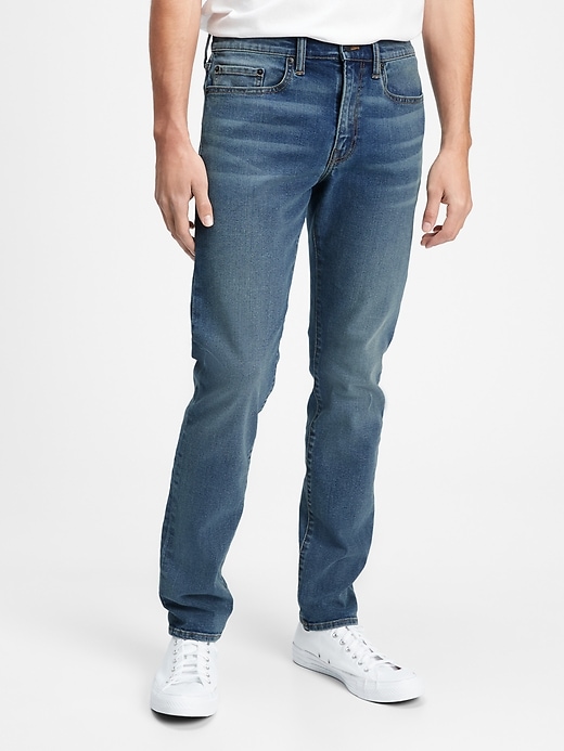 Image number 1 showing, GapFlex All Temp Slim Taper Jeans