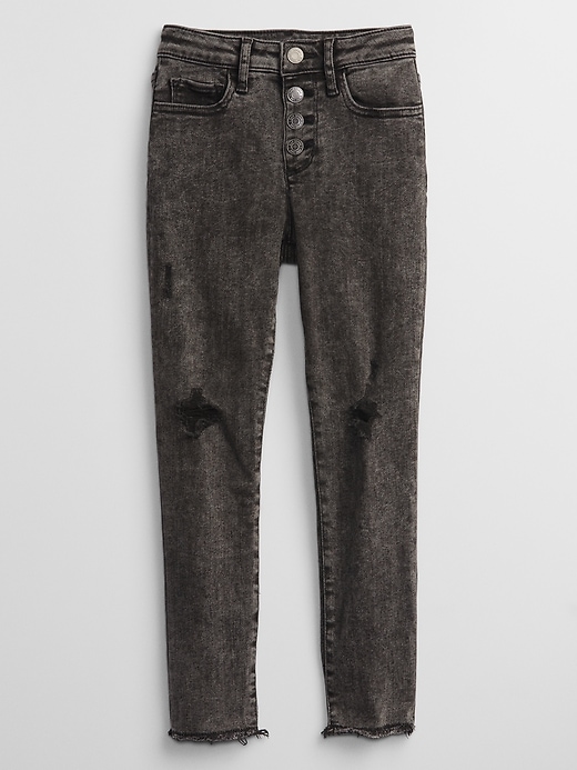Image number 1 showing, Kids High-Rise Skinny Ankle Jeggings