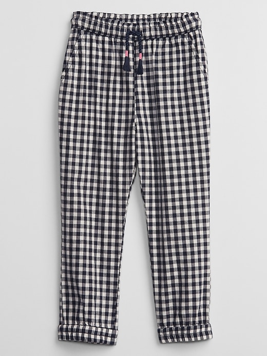 Toddler Pull-On Gingham Pants | Gap Factory